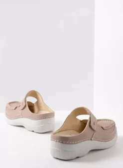 Hielspoor|Slippers|Wolky Roll Slipper safari nubuck
