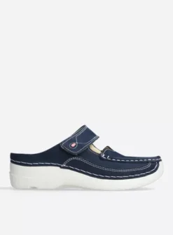 Hielspoor|Slippers|Wolky Roll Slipper denim nubuck