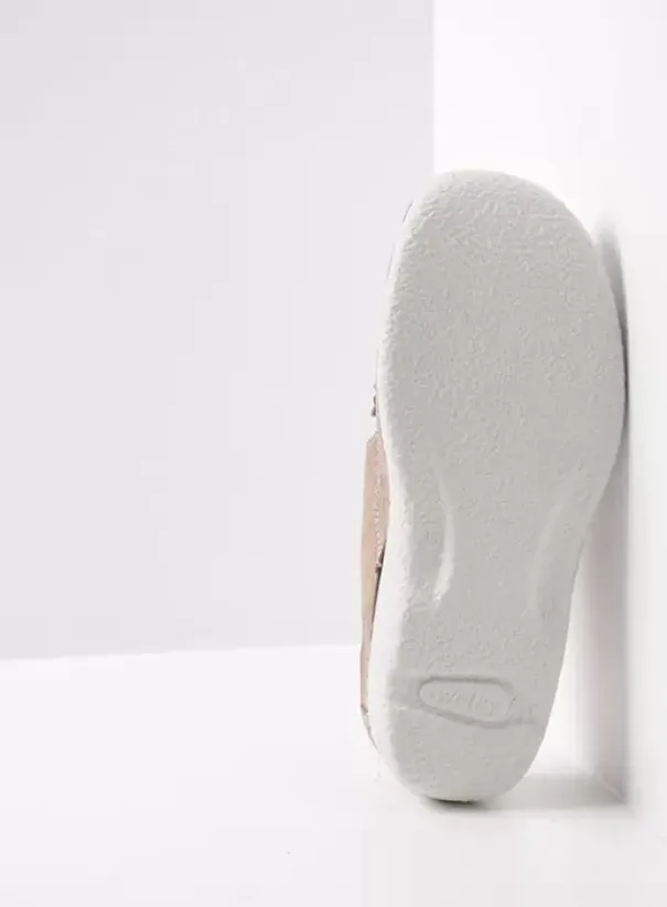 Hielspoor|Slippers|Wolky Roll Slipper taupe letter nubuck