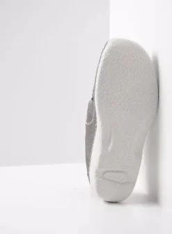 Slippers|Klompen|Wolky Roll Talaria antraciet leer