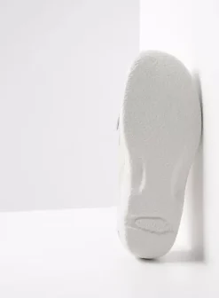 Slippers|Klompen|Wolky Roll Talaria creme wit leer