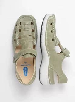 Sandalen|Voorjaar/zomer|Wolky Rolling Sun lichtgroen leer