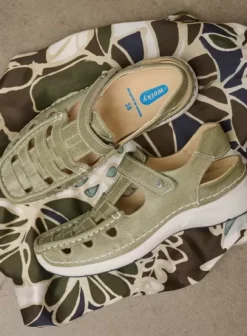 Sandalen|Voorjaar/zomer|Wolky Rolling Sun lichtgroen leer