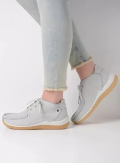 Veterschoenen|Voorjaar/zomer|Wolky Rosella lichtgrijs nubuck