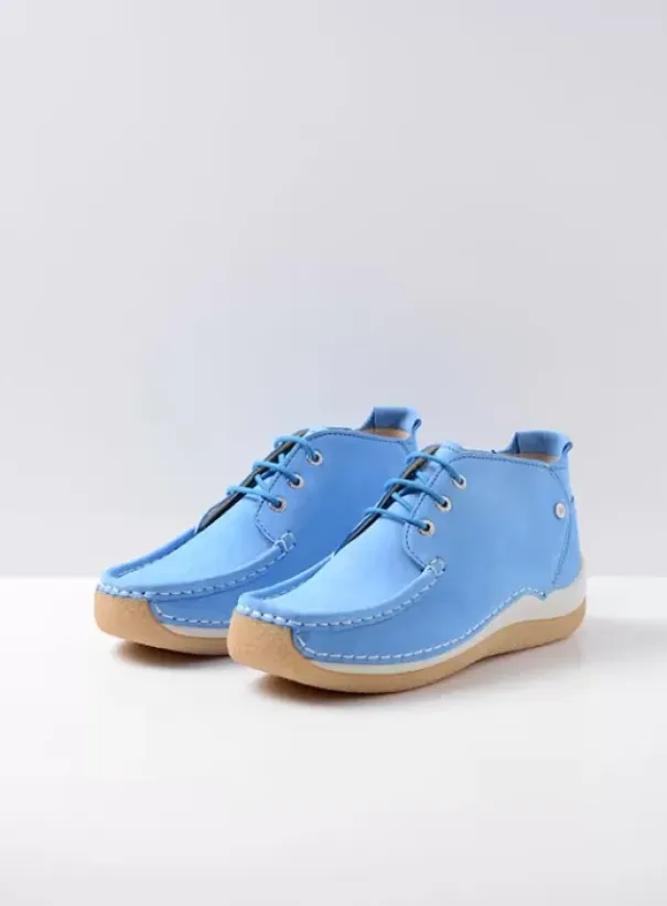 Veterschoenen|Voorjaar/zomer|Wolky Rosella lichtblauw nubuck