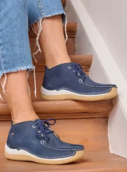 Veterschoenen|Voorjaar/zomer|Wolky Rosella denim nubuck