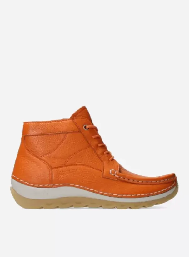Veterschoenen|Voorjaar/zomer|Wolky Salado oranje leer