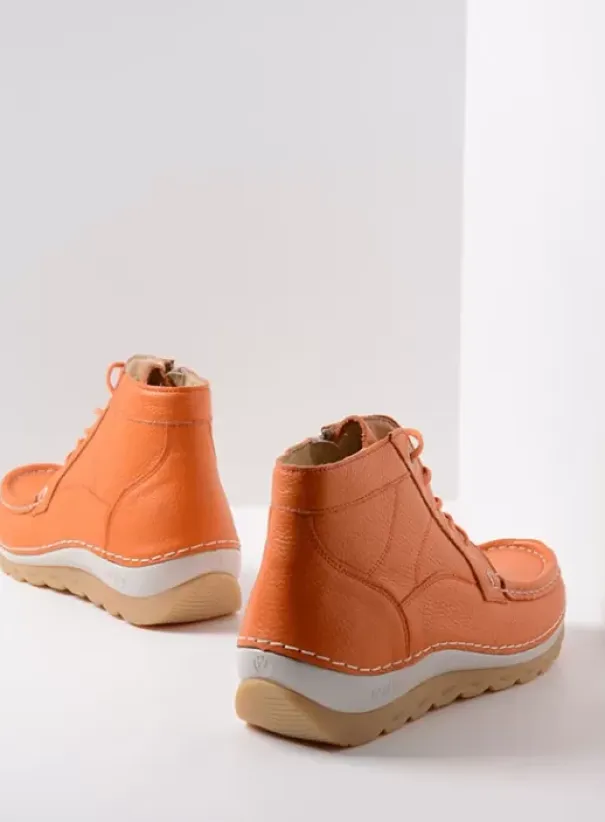Veterschoenen|Voorjaar/zomer|Wolky Salado oranje leer