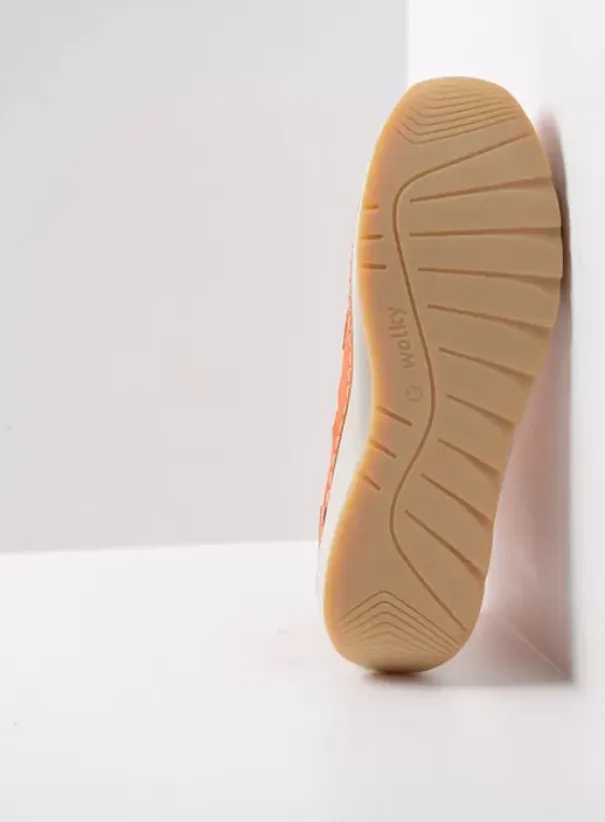 Veterschoenen|Voorjaar/zomer|Wolky Salado oranje leer