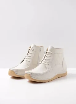 Veterschoenen|Voorjaar/zomer|Wolky Salado creme wit leer