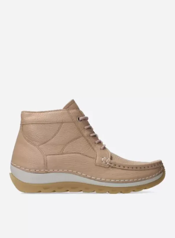 Veterschoenen|Voorjaar/zomer|Wolky Salado lichtbeige leer