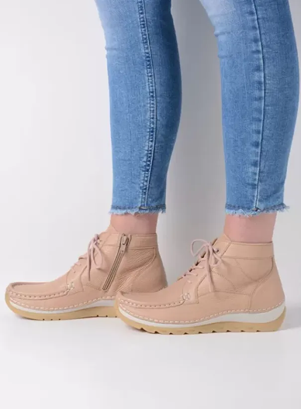 Veterschoenen|Voorjaar/zomer|Wolky Salado lichtbeige leer