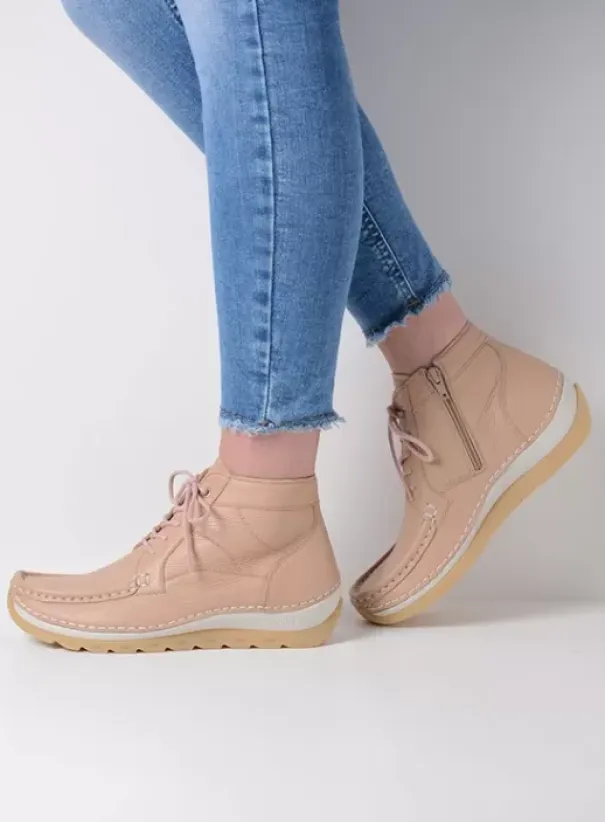Veterschoenen|Voorjaar/zomer|Wolky Salado lichtbeige leer