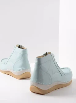 Veterschoenen|Voorjaar/zomer|Wolky Salado lichtblauw leer