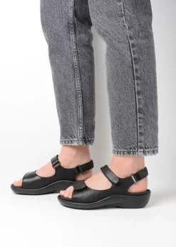 Sandalen|Voorjaar/zomer|Wolky Salvia zwart leer