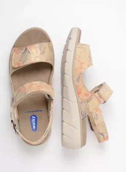 Sandalen|Voorjaar/zomer|Wolky Santorini beige suede