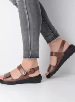Sandalen|Wolky Santorini cognac leer