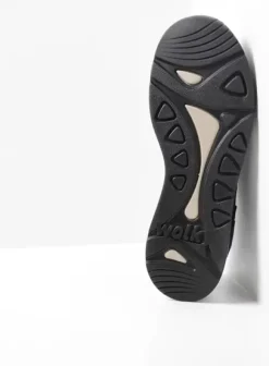 Wandelschoenen|Sneakers|Wolky Sappho donker taupe combi leer