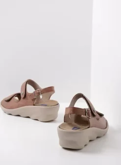 Sandalen|Wolky Scala middenbruin leer