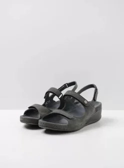 Sandalen|Wolky Shallow grijs nubuck