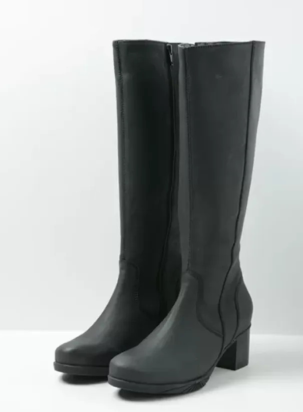 Laarzen|Wolky Sharon zwart nubuck