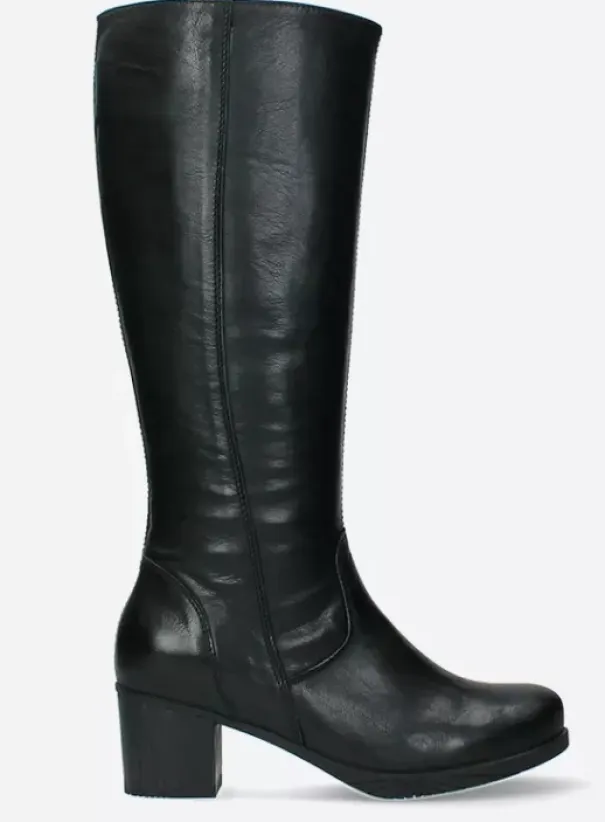 Laarzen|Wolky Sharon zwart leer