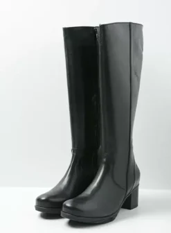 Laarzen|Wolky Sharon zwart leer