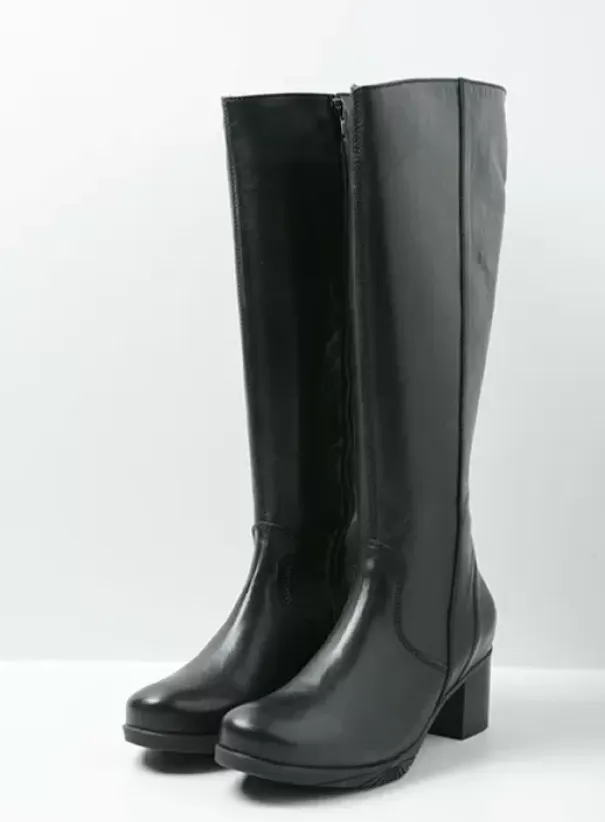 Laarzen|Wolky Sharon zwart leer