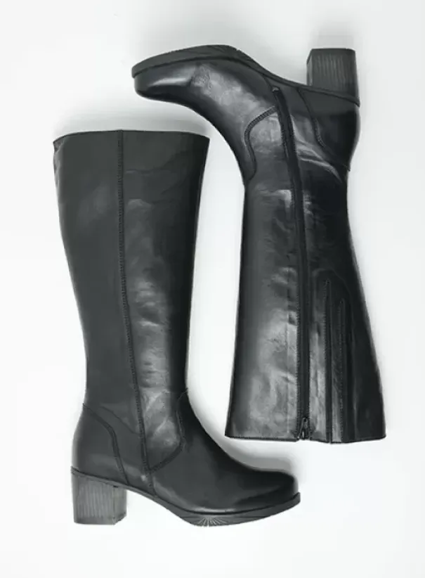 Laarzen|Wolky Sharon zwart leer