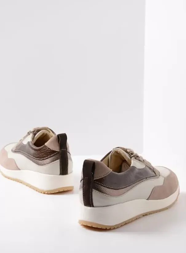 Sneakers|Veterschoenen|Wolky Sprint safari combi leer