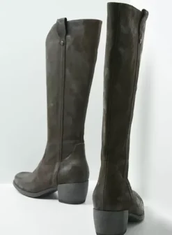 Laarzen|Wolky Sundown donkerbruin suede