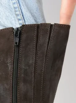 Laarzen|Wolky Sundown donkerbruin suede