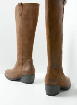 Laarzen|Wolky Sundown cognac suede