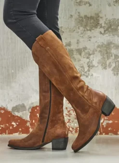 Laarzen|Wolky Sundown cognac suede