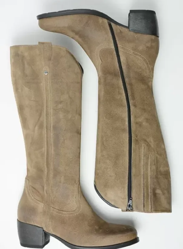 Laarzen|Wolky Sundown taupe suede