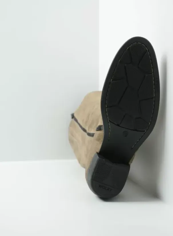 Laarzen|Wolky Sundown taupe suede