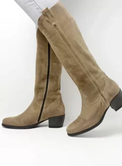 Laarzen|Wolky Sundown taupe suede