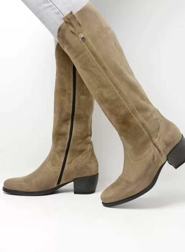 Laarzen|Wolky Sundown taupe suede