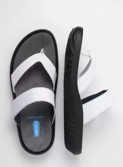 Slippers|Voorjaar/zomer|Wolky Tahiti wit leer