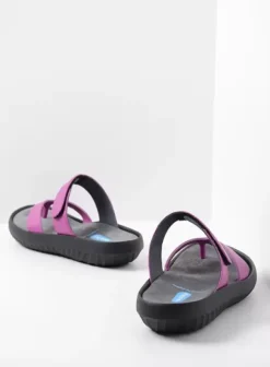 Slippers|Voorjaar/zomer|Wolky Tahiti fuchsia leer