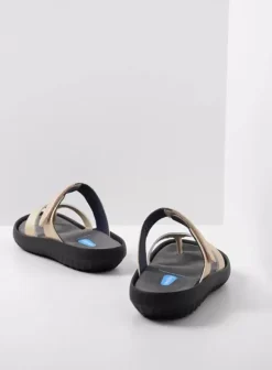 Slippers|Voorjaar/zomer|Wolky Tahiti goud leer