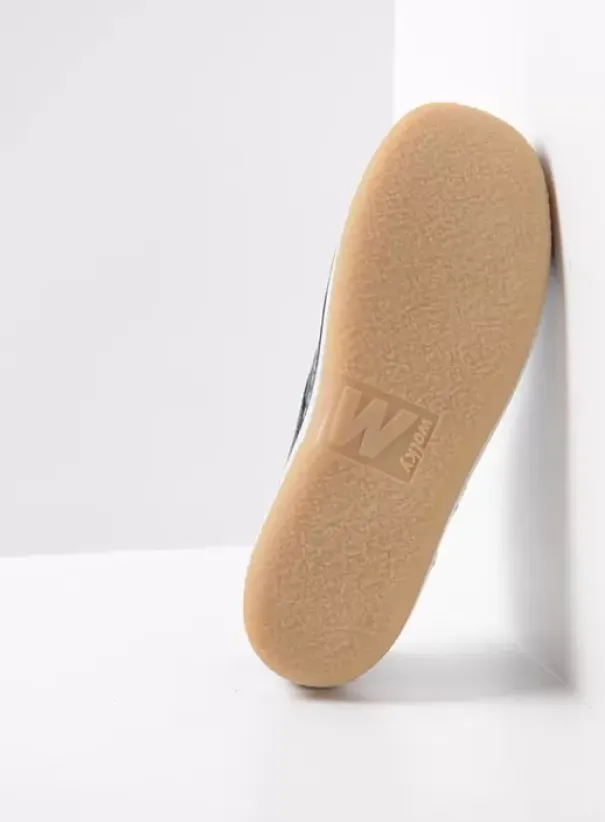 Sneakers|Veterschoenen|Wolky Taranta blauw leer