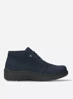 Volle voeten|Veterschoenen|Wolky Tarda XW-WR donkerblauw nubuck