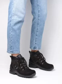 Wandelschoenen|Veterschoenen|Wolky Traction WP zwart nubuck