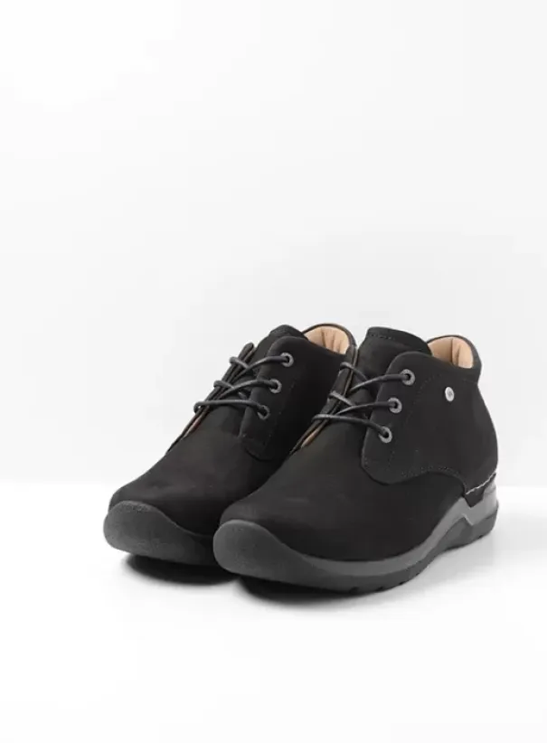 Diabetes|Wandelschoenen|Wolky Truth DB zwart nubuck