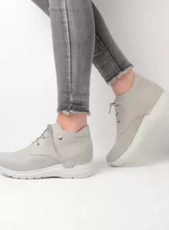 Hallux Valgus|Wandelschoenen|Wolky Truth HV lichtgrijs nubuck