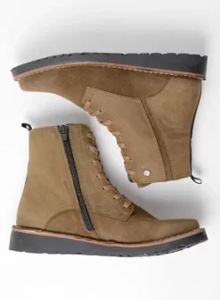 Laarzen|Wolky Wagga Wagga donker taupe suede