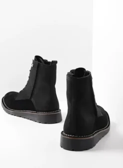 Laarzen|Wolky Wagga Wagga zwart suede