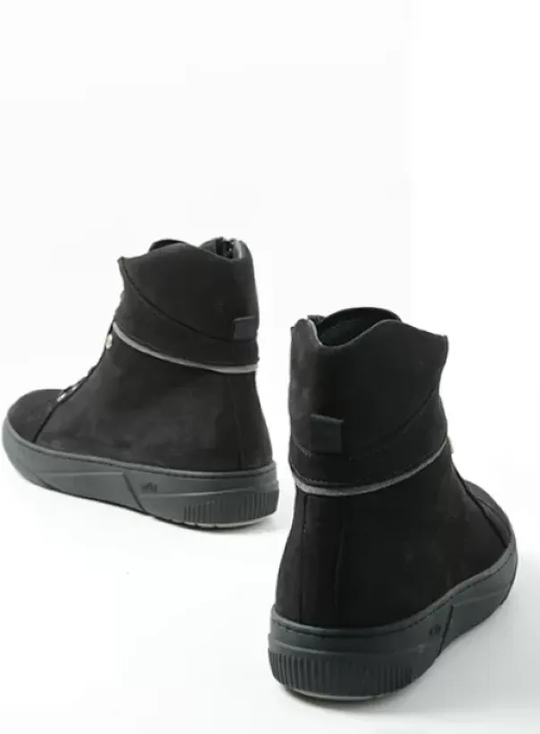 Veterschoenen|Wolky Wheel zwart nubuck