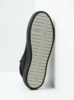 Veterschoenen|Wolky Wheel zwart nubuck